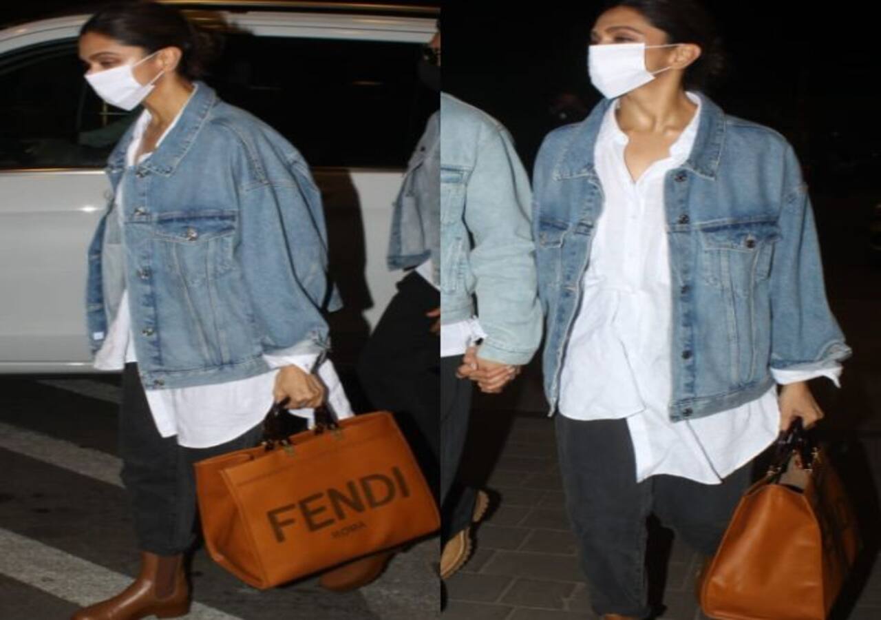 Deepika Padukone amps up her tracksuit look with a tote bag worth Rs 2.45  lakh - see pics