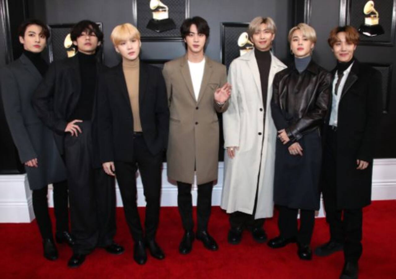 BTS' Jungkook, Jin, Suga, JHope, RM, Jimin, & V looked dashing in black  tuxedos, See best pics here