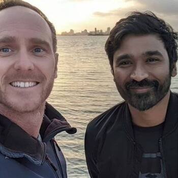 Chris Evans drops a BTS photo from Dhanush starrer 'The Gray Man