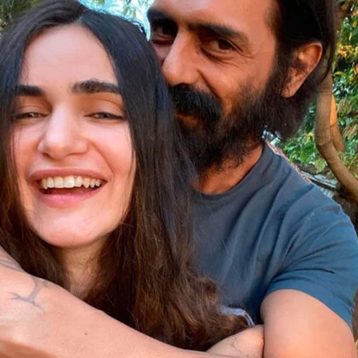 Arjun Rampal and Gabriella Demetriades