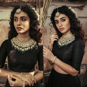 Remember wink sensation Priya Prakash Varrier? Her latest ethnic wear photoshoot has a vintage effect