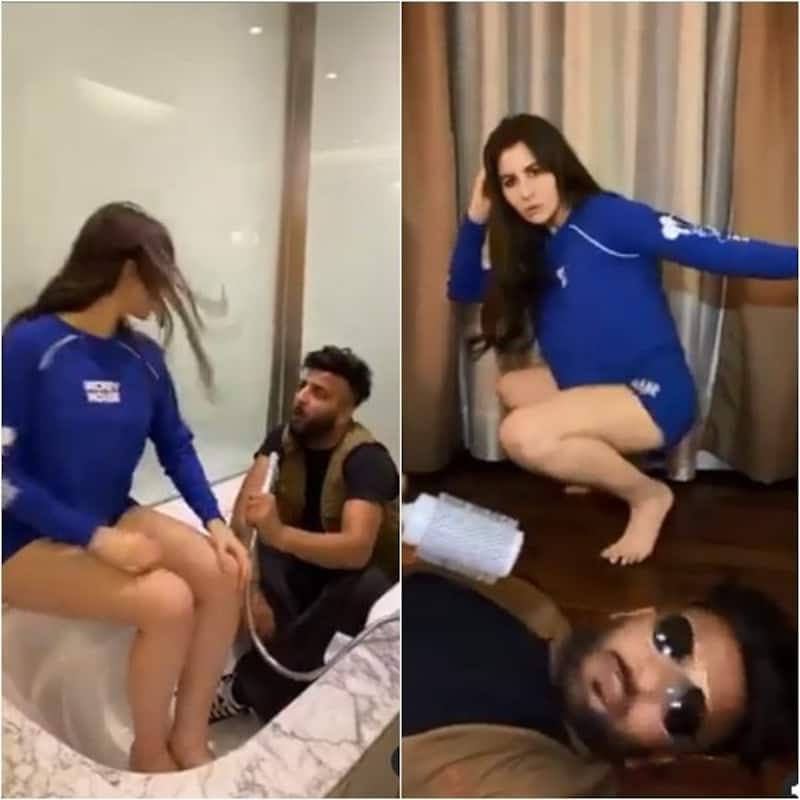 Shehnaaz Gill's brother Shehbaz Badesha gets into a bathtub with Arbaaz Khan's girlfriend Giorgia Andriani – watch video