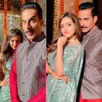 Anupamaa: After Sudhanshu Pandey has recovered from COVID-19, he makes a dashing entry on the sets and clicks on THESE fantastic pictures with Madalsa Sharma