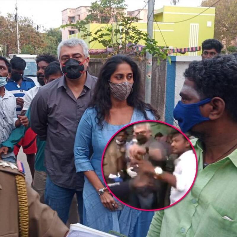 पोलिंग बूथ पर Thala Ajith की फोटो खींच रहा था फैन, गुस्से में साउथ स्टार ने छीन लिया फोन, देखें वायरल वीडियो