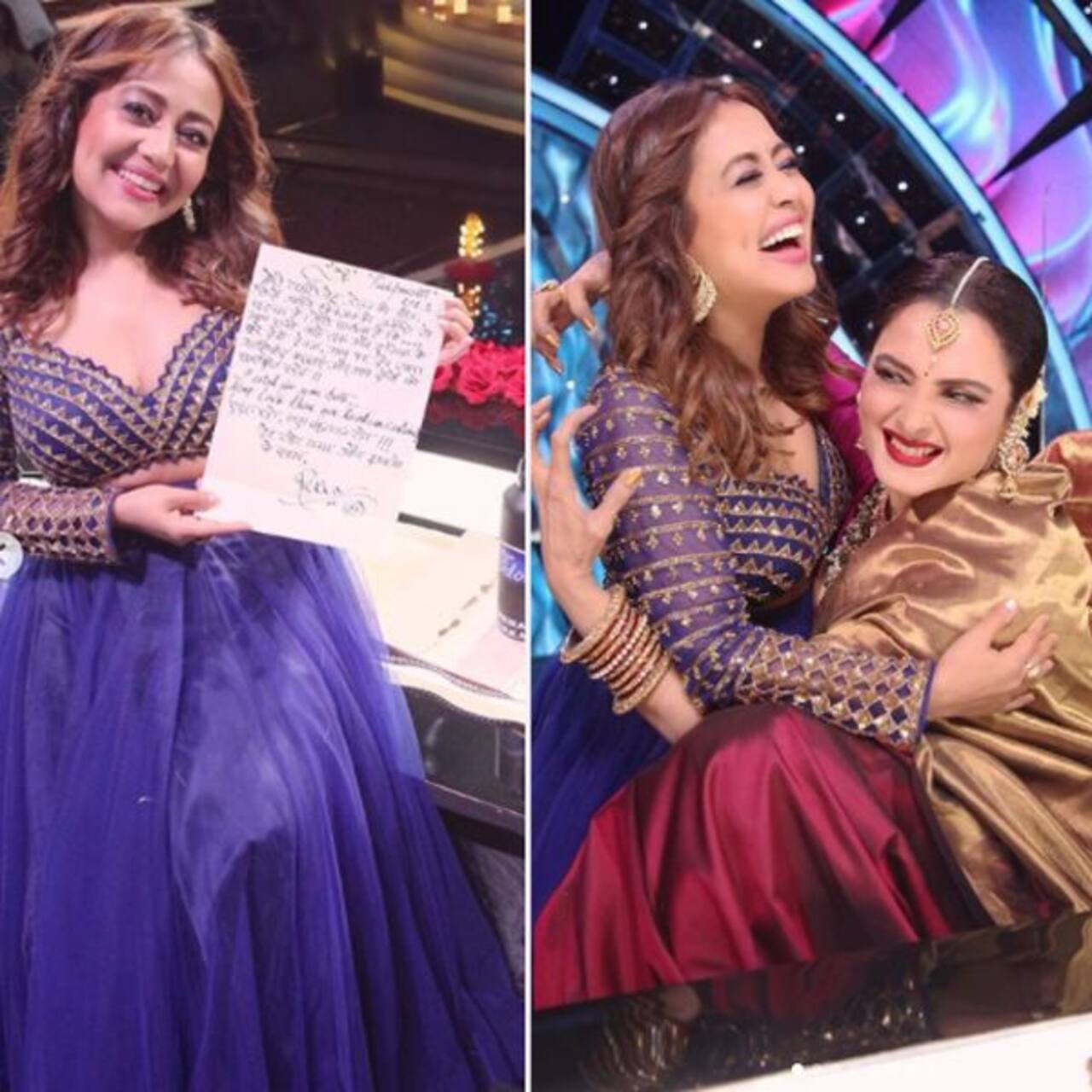 Indian Idol 12 Rekha gifts a beautiful handwritten note to Neha