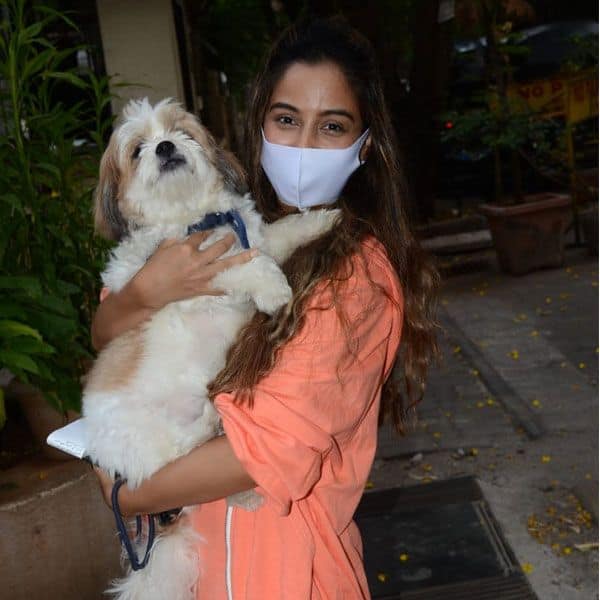 Srishty Rode and her pet Tiara pose for adorable pictures as they are ...