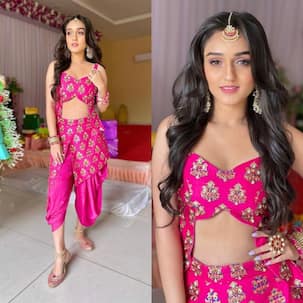 Sasural Simar Ka 2: Tanya Sharma rocks a hot pink Indo-Western ensemble in her latest clicks – view pics