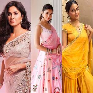 Take inspiration from Katrina Kaif, Alia Bhatt, Hina Khan and other celebrity actresses and look your best on Eid