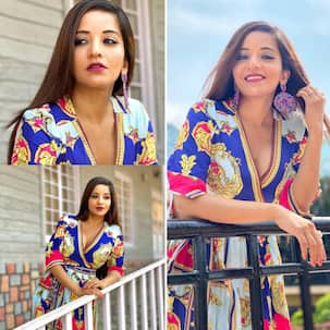 Namak Ishq Ka actress Monalisa conducts a photoshoot at RAMOJI Film city in this PRETTY printed dress