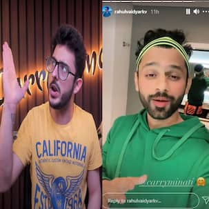 Rahul Vaidya's savage reply to Carry Minati who took a dig at many Bigg Boss 14 contestants will win your hearts