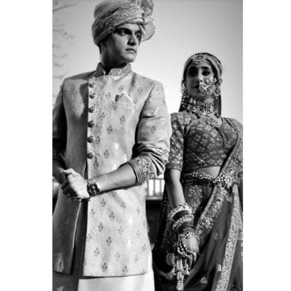 Handsome hunk and pretty lady