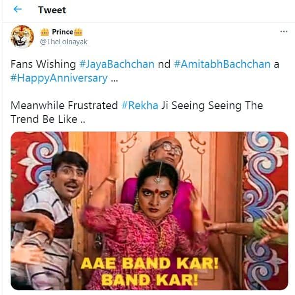 Rekha memes steal Amitabh Bachchan and Jaya Bachchan's wedding anniversary thunder