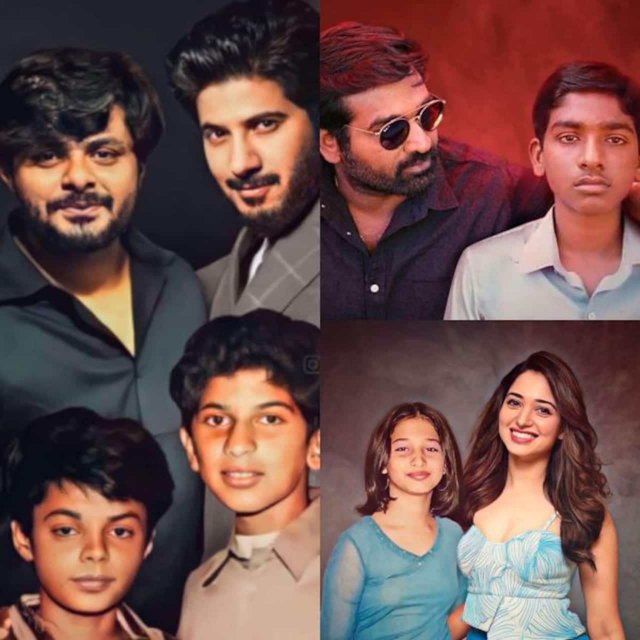 Then and Now pictures of Dulquer Salmaan, Suriya, Vijay Sethupathi ...