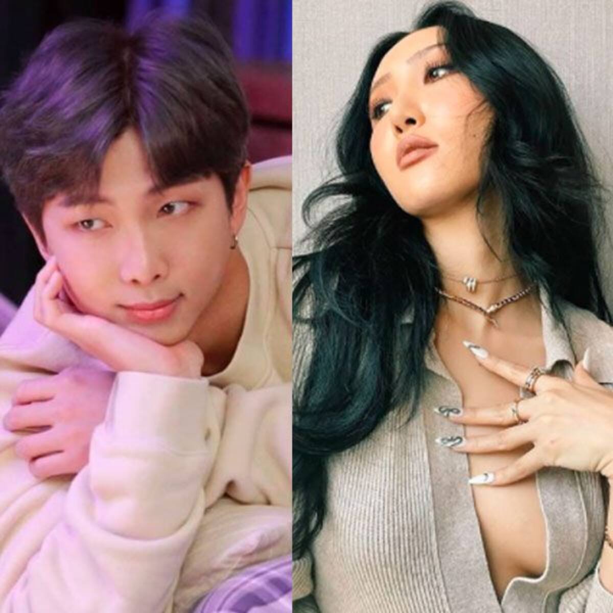 Bts V Wheein Rm Hwasa Suga Suran All The Times When Delusional Shipping Of The Boys With Female K Pop Stars Got Army Annoyed