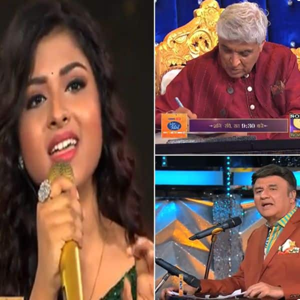 indian idol 12 javed akhtar and anu malik gave challenge to arunita  kanjilal watch video  Indian Idol 12 Javed Akhtar  Anu Malik       Arunita Kanjilal 