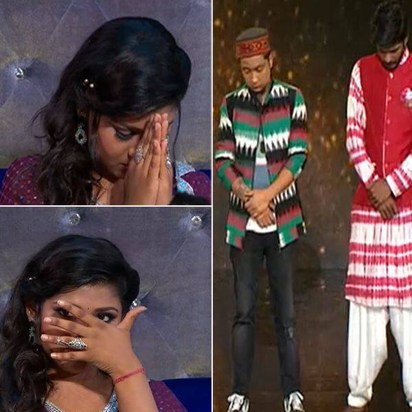 indian idol 12 arunita kanjilal shivering during sawai bhatt