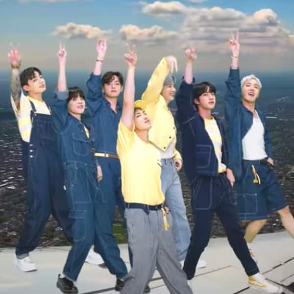BTS sport eccentric fashion outfits worth Lakhs at Permission to Dance Tour  in Las Vegas