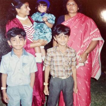 kajal childhood photos