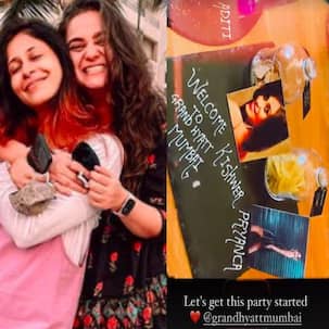 OMG! Pregnant Kishwer Merchantt lets her hair down at good friend Gurneet Chaddha's bachelorette; shares pics of d**k cakes