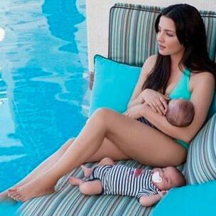 Celina Jaitley OPENS up on being trolled for her breastfeeding picture; says, 'There’s no way to be a perfect mother'