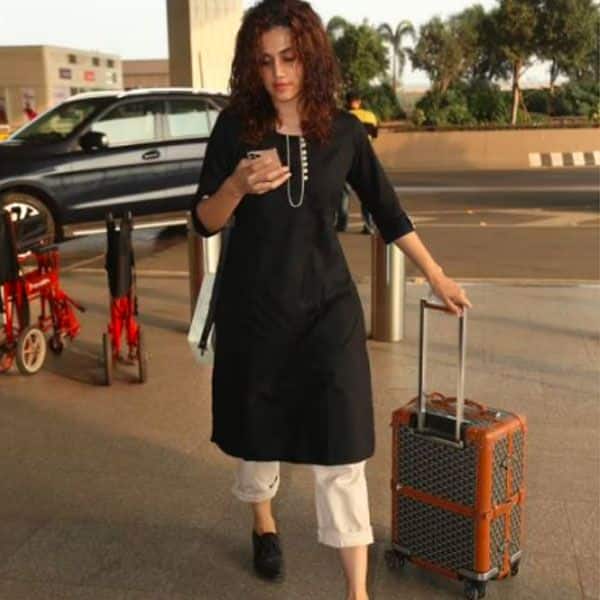 It's Expensive: Taapsee Pannu's chic Goyard trolley bag costs more than a  Nissan car
