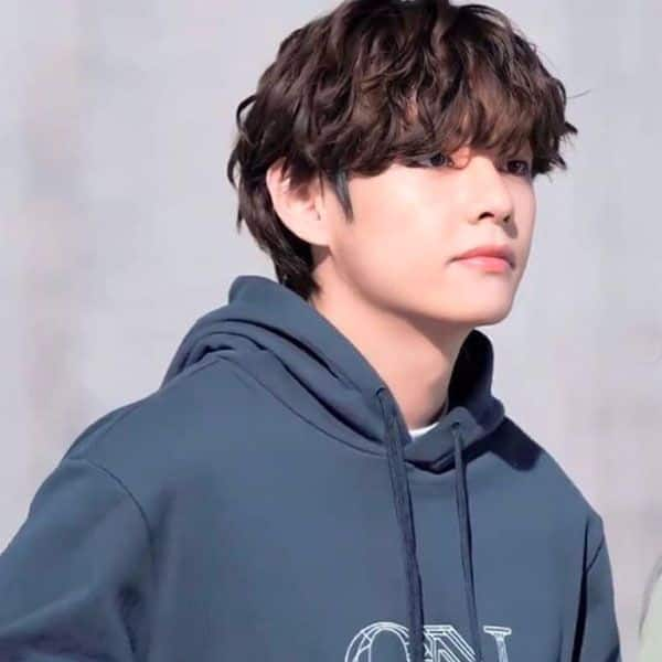 Taehyung in a on sale hoodie