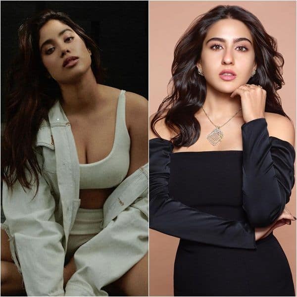 Janhvi Kapoor prefers white Salwar Kameez while sister Khushi