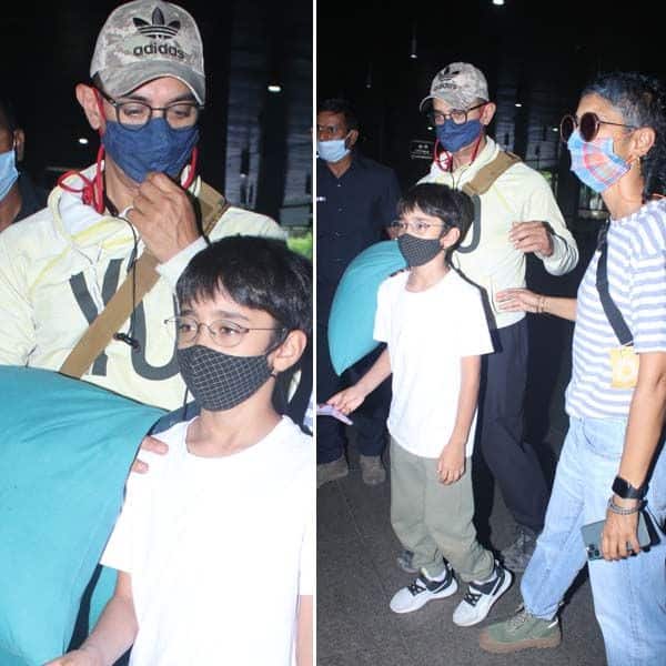 मुंबई एयरपोर्ट पर दिखें आमिर खान (Aamir Khan) और किरण राव (Kiran Rao)