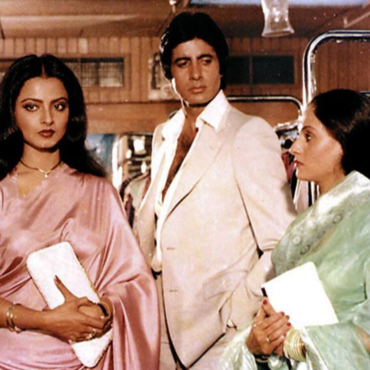 Filmy Friday When Rekha landed at Rishi KapoorNeetu's wedding wearing