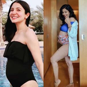 Anushka Sharma, Kishwer Merchantt and 6 other actresses flaunted their baby bumps in bikinis and swimsuits and how