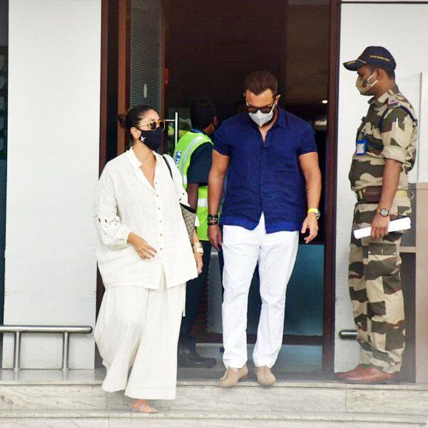 Saif Ali Khan, Kareena Kapoor, Taimur And Jeh Return To Mumbai After ...