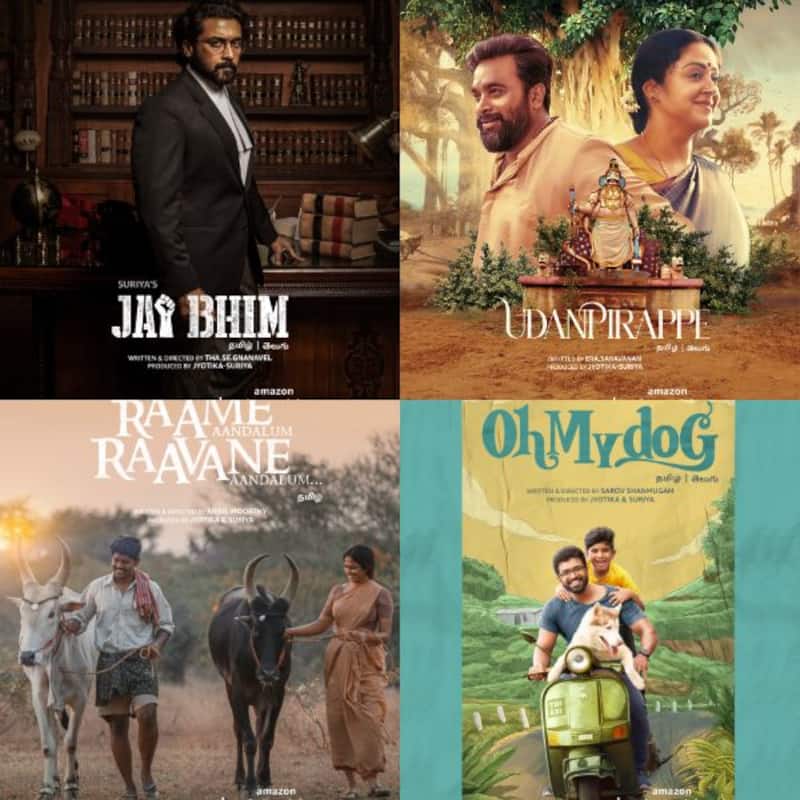 Jai Bhim, Udanpirappe, Oh my doG, Raame Aandalum Raavane Aandalum – 4 Tamil movies by Suriya, starring Prakash Raj, Arun Vijay and others set to premiere on OTT on THESE DATES