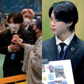 BTS's Jimin And Song Joong Ki Rocked The Same Louis Vuitton Suit