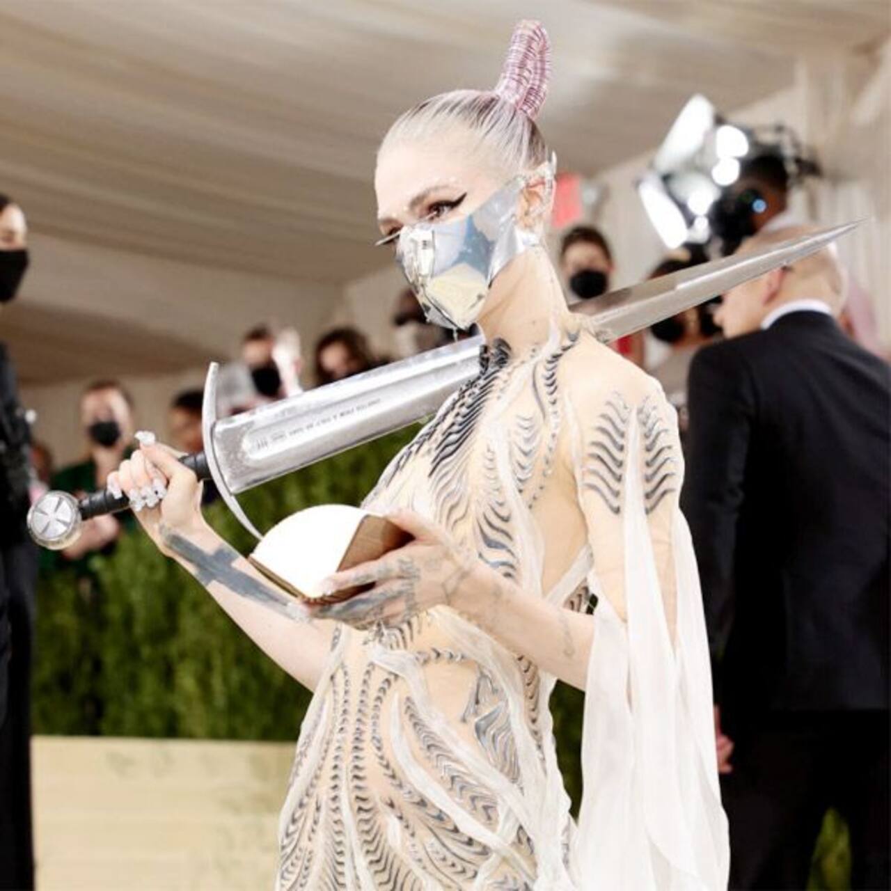 Met Gala 2021: From Kim Kardashian's all black outfit to Zoe Kravitz's  see-through, these 10 weird outfits will remind you of fancy dress  competition from school