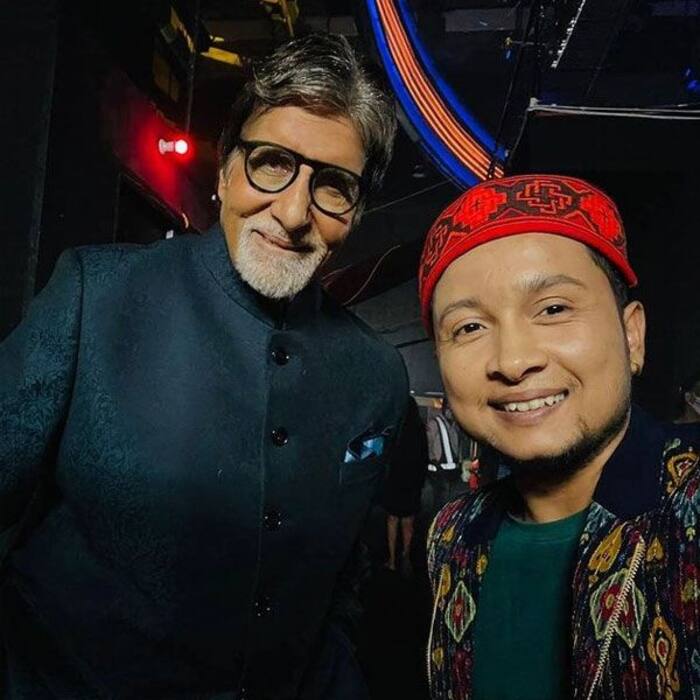 Pawandeep Rajan and Amitabh Bachchan