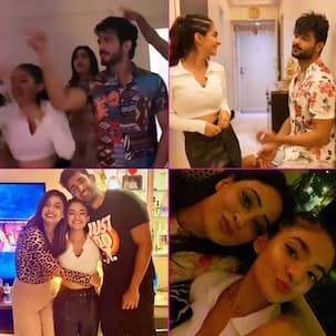 Khatron Ke Khiladi 11 Finale की शूटिंग के बाद Shweta Tiwari, Sana Maqbool और Vishal Aditya Singh ने की रातभर पार्टी, देखें PICS