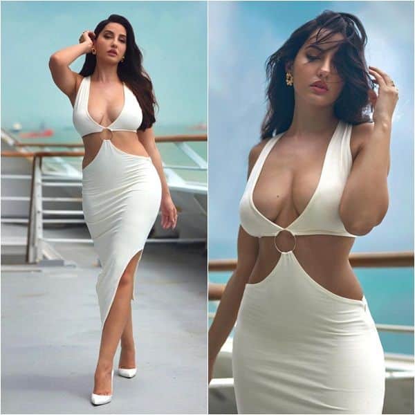 Nora Fatehi Oozes Hotness As She Shows Off Ample Bosom In A Risque Cut
