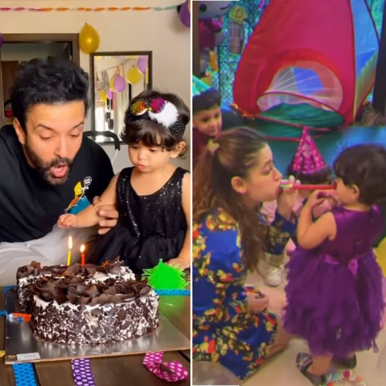 आमिर अली (Aamir Ali) और संजीदा शेख (Sanjeeda Shaikh) ने मनाया आयरा (Ayra) का दूसरा जन्मदिन