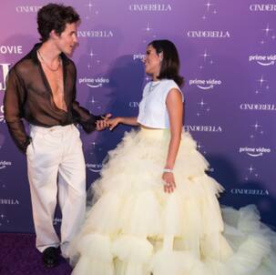 Cinderella Camila Cabello arrives with real-life Prince Charming Shawn Mendes at the red carpet and we cannot keep calm