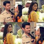 Ghum Hai Kisikey Pyaar Meiin: Aishwarya Sharma looks resplendent in a gorgeous orange saree; shares goofy picture with beau Neil Bhatt