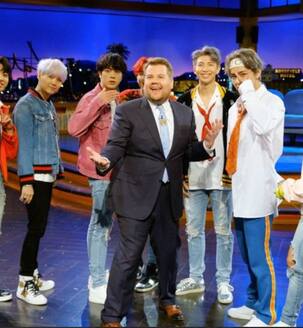 BTS ARMY launch fresh new attack on James Corden; ask him to remove 'Papa Mochi' from his Twitter bio after '15-year-old Girls' comment