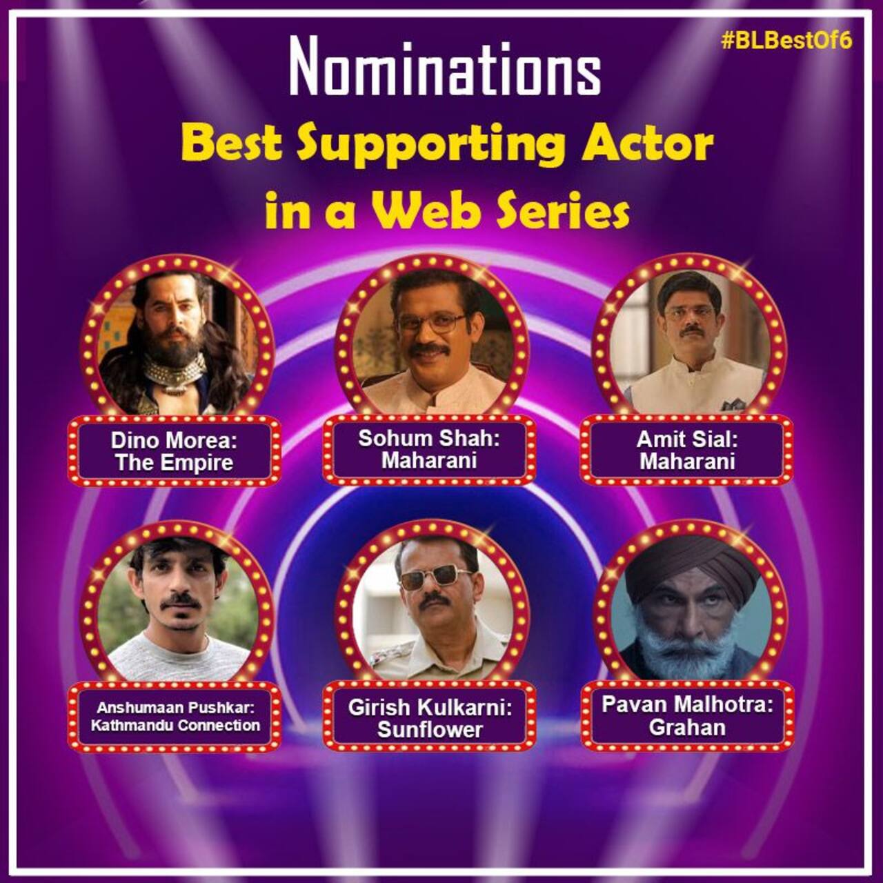 #BLBestOf: Dino Morea, Soham Shah, Amit Sial and more – vote for the Best Supporting Actor in a Web Series in the first half of 2021