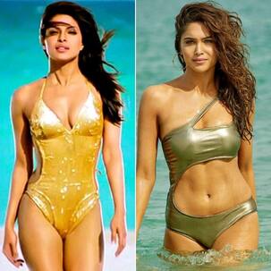 Bunty Aur Babli 2 star Sharvari channelises her inner Priyanka Chopra as she emerges from the sea in a SEXY metallic bikini – view pics