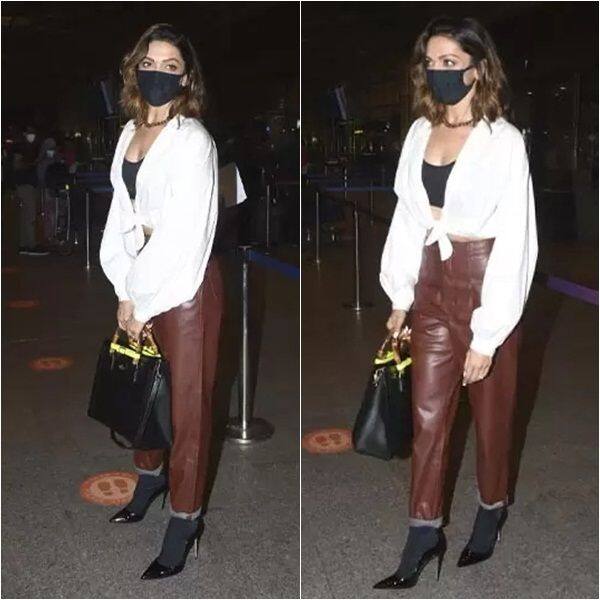 Netizens call Deepika Padukone a 'druggie' after she gets papped with a handbag at the Mumbai airport – watch video