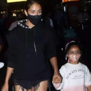 Shahid Kapoor's wife Mira Rajput gets massively trolled for wearing shorts as she returns from Maldives; netizens say 'Bache poore kapde pehne hai aur maa kuch b nahi'