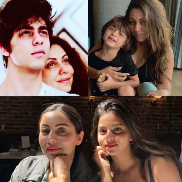 Gauri Khan's candid pictures with kids Aryan Khan, Suhana Khan and ...