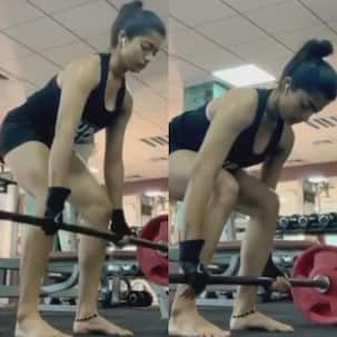 Rashmika Mandanna looking DEADLY SEXY while pumping out Deadlifts in the gym is all the workout motivation one needs – watch video