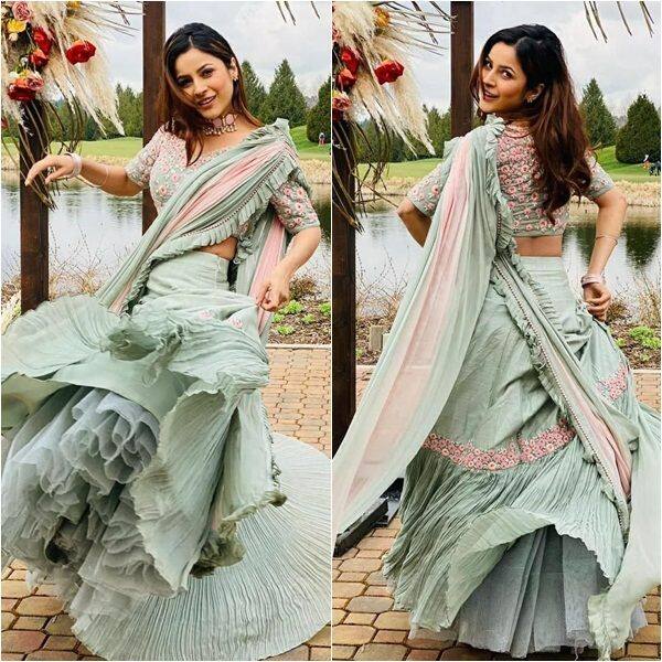 Shehnaaz Gill looks like a runaway bride in these unseen pics from ...