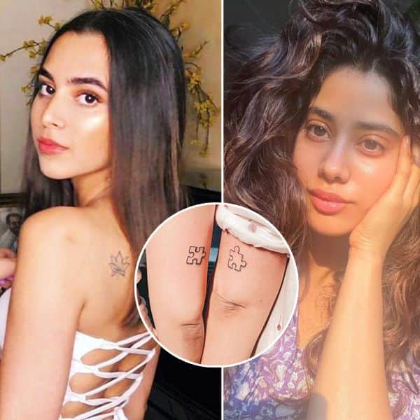 Pics: Khushi Kapoor Flaunts Tattoos In Saree Look