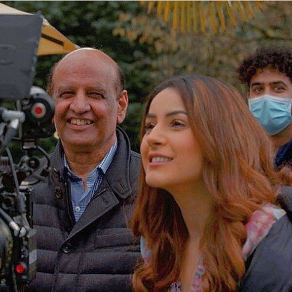 Smiling Shehnaaz Gill